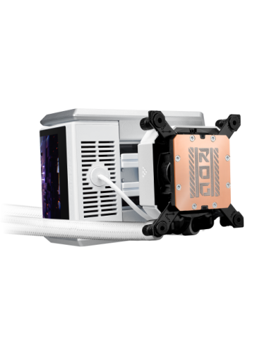 SISTEMA DE REFRIGERACION LIQUIDA ASUS PARA CPU ROG RYUO IV 360 ARGB WHITE EDITION,PANTALLA AMOLED