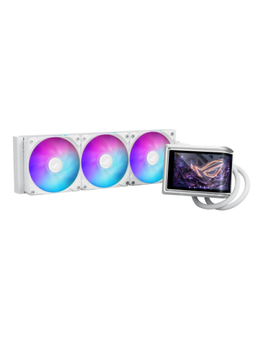 SISTEMA DE REFRIGERACION LIQUIDA ASUS PARA CPU ROG RYUO IV 360 ARGB WHITE EDITION,PANTALLA AMOLED