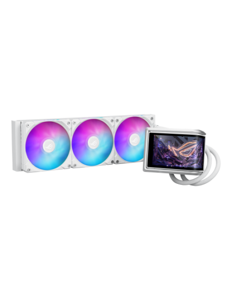 SISTEMA DE REFRIGERACION LIQUIDA ASUS PARA CPU ROG RYUO IV 360 ARGB WHITE EDITION,PANTALLA AMOLED