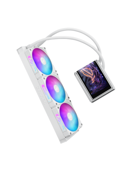 SISTEMA DE REFRIGERACION LIQUIDA ASUS PARA CPU ROG RYUO IV 360 ARGB WHITE EDITION,PANTALLA AMOLED