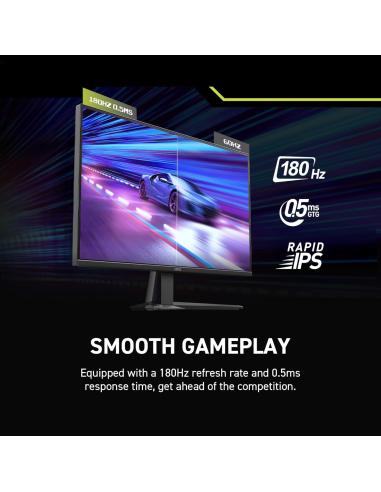 MSI MONITOR MAG 275QF E20. 27" RAPID IPS FLAT. 2560x1440 . 200HZ. NEGRO