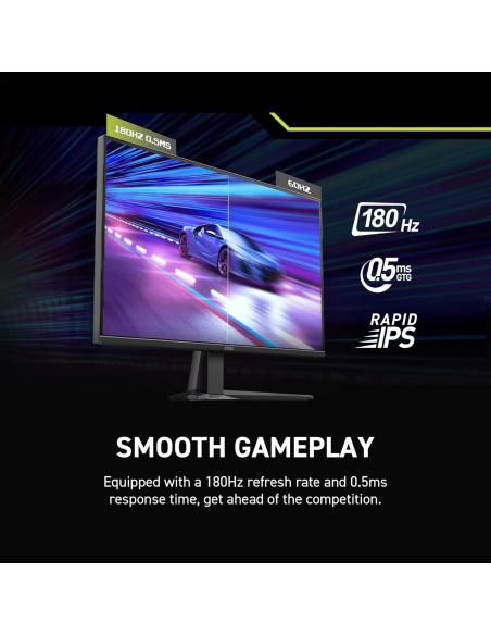 MSI MONITOR MAG 275QF E20. 27" RAPID IPS FLAT. 2560x1440 . 200HZ. NEGRO