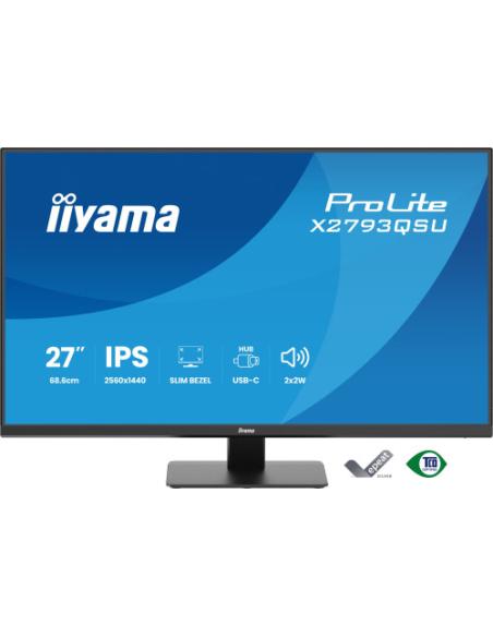 MONITOR IIYAMA 27" IPS, 4-SIDE SLIM BEZEL 2560X1440 75HZ