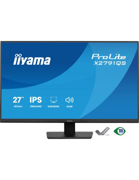 MONITOR IIYAMA 27" IPS, 4-SIDE SLIM BEZEL 2560x1440 75HZ