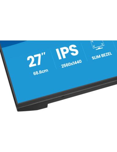 MONITOR IIYAMA 27" IPS, 4-SIDE SLIM BEZEL 2560x1440 75HZ