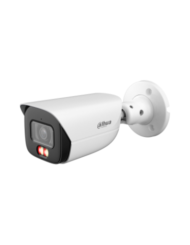 (DH-IPC-HFW3449EP-AS-IL-0280B) DAHUA CAMARA IP  BULLET SERIE 3, 4MP, IR 50M, IP67, SOPORTA MICROSD HASTA 512GB, 12 VDC / POE, FI