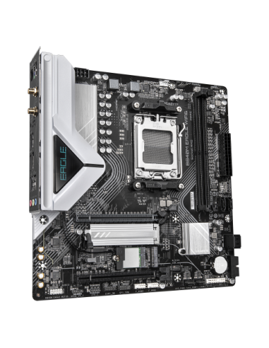 PLACA GIGABYTE B840M EAGLE WIFI6,AMD,AM5,B840,2DDR5,128GB,1HDMI+1DP,4SATA3+2M.2,2.5GBELAN+WIFI6+BT5.4,4USB3.2,MATX