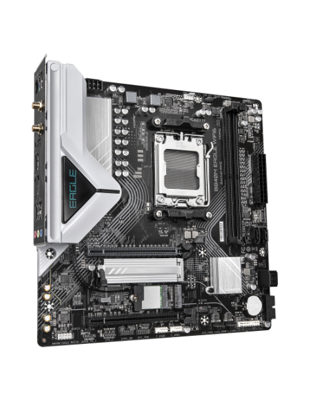 PLACA GIGABYTE B840M EAGLE WIFI6,AMD,AM5,B840,2DDR5,128GB,1HDMI+1DP,4SATA3+2M.2,2.5GBELAN+WIFI6+BT5.4,4USB3.2,MATX