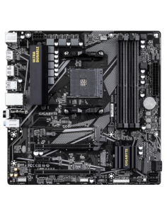 GIGABYTE B550M DS3H AC R2 Placa base - Procesadores AMD Ryzen 5000, VRM de 5+3 fases, hasta 4733 MHz DDR4 (O.C.), 1x M.2 PCIe 4. 2