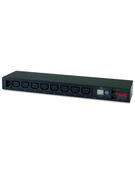APC RACK PDU, METERED, 1U, 12A/208V, 10A/230V, (8) C13