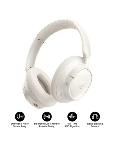OS-BASEUS BASS BH1 NC WIRELESS NOISE CANCELLING HEADPHONES STARLIGHT OFF-WHITE