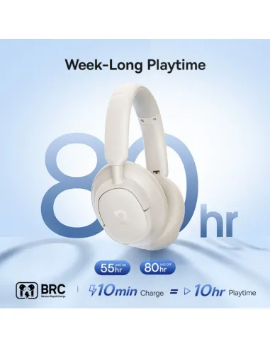 OS-BASEUS BASS BH1 NC WIRELESS NOISE CANCELLING HEADPHONES STARLIGHT OFF-WHITE