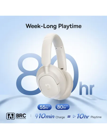 OS-BASEUS BASS BH1 NC WIRELESS NOISE CANCELLING HEADPHONES STARLIGHT OFF-WHITE
