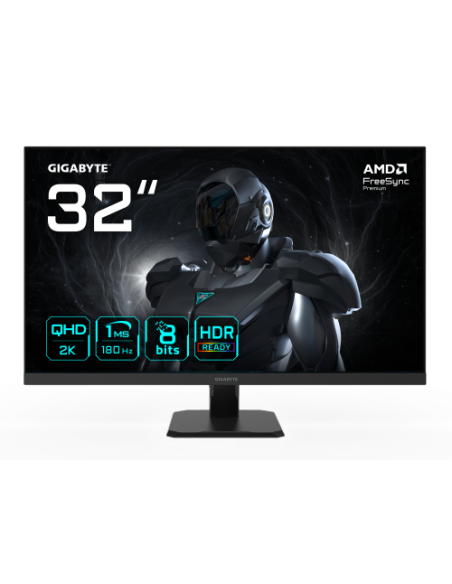 MONITOR GIGABYTE 32" GS32QA,SS IPS,2560X1440 (QHD),0.27PP,1200:1,1MS,180HZ,2HDMI+1DP
