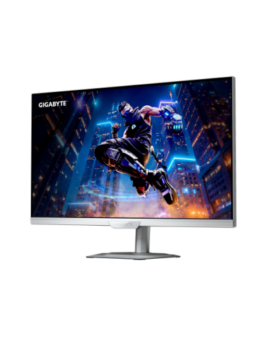 MONITOR GIGABYTE 27" M27UP ICE,SS IPS,3840X2160 (UHD),0.155PP,1000:1,1MS,160HZ,2HDMI+1DP+4USB3.2+USB-C,ALTAVOCES (BLANCO)