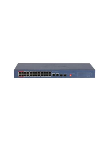 (DH-CS4226-24ET-240-V2) DAHUA SWITCH 26 PUERTOS CLOUD MANAGED, 24 PUERTOS POE, 240W, HI-POE, L2