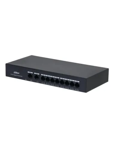 (DH-PFS3010-8GT-65) DAHUA SWITCH 10 PUERTOS, 8 PUERTOS POE, 60W, HI-POE, L2, UNMANAGED