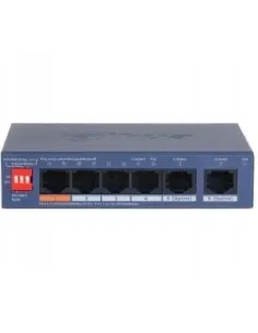 (DH-CS4006-4GT-60-V2) DAHUA SWITCH 6 PUERTOS CLOUD MANAGED GIGABIT, 4 PUERTOS POE, 60W, HI-POE, L2