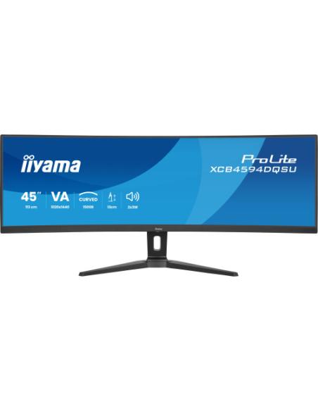 MONITOR IIYAMA PANTALLA CURVA PARA PC 113 CM (45") 5120 X 1440 PIXELES DUAL QHD LED PANEL VA USB-C HDMI DISPLAYPORT