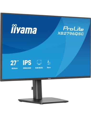 MONITOR IIYAMA PANTALLA PARA PC 68,6 CM (27") 2560 X 1440 PIXELES QUAD HD LED PANEL IPS USB-C HDMI DISPLAYPORT ALTURA AJUSTABLE