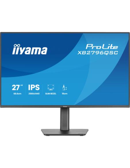 MONITOR IIYAMA PANTALLA PARA PC 68,6 CM (27") 2560 X 1440 PIXELES QUAD HD LED PANEL IPS USB-C HDMI DISPLAYPORT ALTURA AJUSTABLE