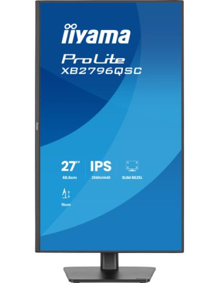 MONITOR IIYAMA PANTALLA PARA PC 68,6 CM (27") 2560 X 1440 PIXELES QUAD HD LED PANEL IPS USB-C HDMI DISPLAYPORT ALTURA AJUSTABLE