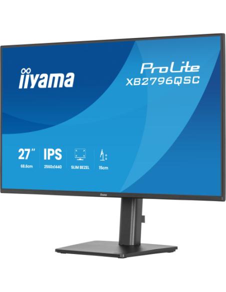 MONITOR IIYAMA PANTALLA PARA PC 68,6 CM (27") 2560 X 1440 PIXELES QUAD HD LED PANEL IPS USB-C HDMI DISPLAYPORT ALTURA AJUSTABLE