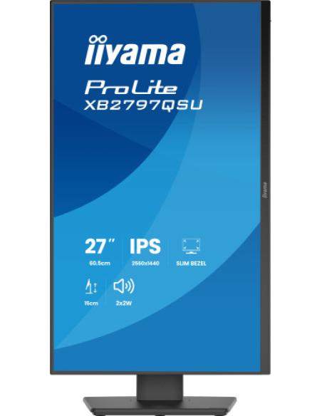 MONITOR IIYAMA PANTALLA PARA PC 68,6 CM (27") 2560 X 1440 PIXELES QUAD HD LED PANEL IPS AJUSTABLE HDMI DISPLAYPORT USB