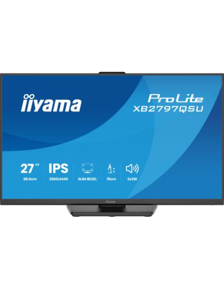 MONITOR IIYAMA PANTALLA PARA PC 68,6 CM (27") 2560 X 1440 PIXELES QUAD HD LED PANEL IPS AJUSTABLE HDMI DISPLAYPORT USB