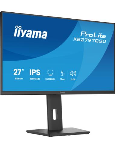 MONITOR IIYAMA PANTALLA PARA PC 68,6 CM (27") 2560 X 1440 PIXELES QUAD HD LED PANEL IPS AJUSTABLE HDMI DISPLAYPORT USB