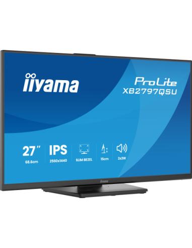 MONITOR IIYAMA PANTALLA PARA PC 68,6 CM (27") 2560 X 1440 PIXELES QUAD HD LED PANEL IPS AJUSTABLE HDMI DISPLAYPORT USB