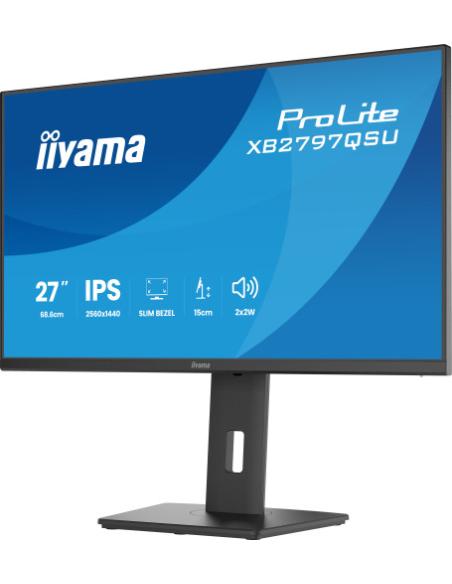 MONITOR IIYAMA PANTALLA PARA PC 68,6 CM (27") 2560 X 1440 PIXELES QUAD HD LED PANEL IPS AJUSTABLE HDMI DISPLAYPORT USB