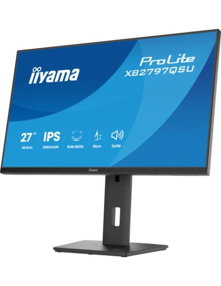 MONITOR IIYAMA PANTALLA PARA PC 68,6 CM (27") 2560 X 1440 PIXELES QUAD HD LED PANEL IPS AJUSTABLE HDMI DISPLAYPORT USB