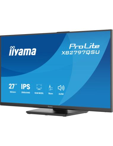 MONITOR IIYAMA PANTALLA PARA PC 68,6 CM (27") 2560 X 1440 PIXELES QUAD HD LED PANEL IPS AJUSTABLE HDMI DISPLAYPORT USB