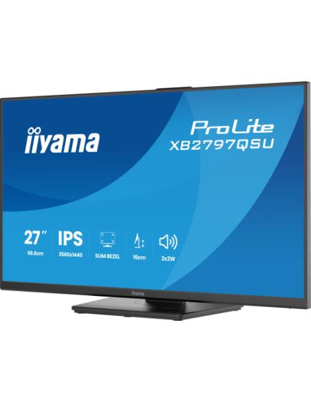 MONITOR IIYAMA PANTALLA PARA PC 68,6 CM (27") 2560 X 1440 PIXELES QUAD HD LED PANEL IPS AJUSTABLE HDMI DISPLAYPORT USB