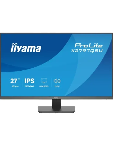 MONITOR IIYAMA PANTALLA PARA PC 68,6 CM (27") 2560 X 1440 PIXELES QUAD HD LED PANEL IPS HDMI DISPLAYPORT USB