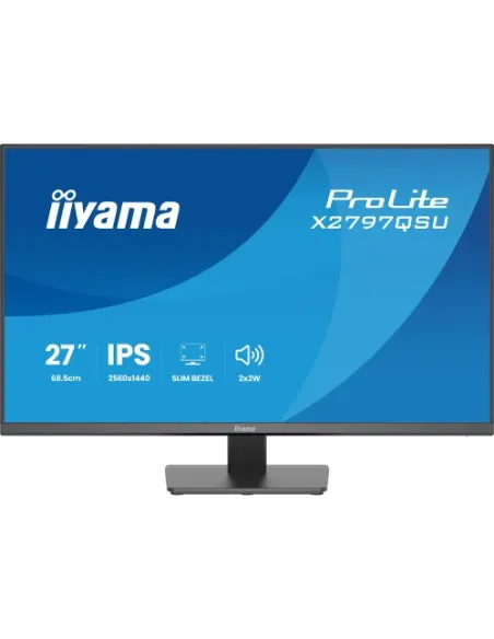 MONITOR IIYAMA PANTALLA PARA PC 68,6 CM (27") 2560 X 1440 PIXELES QUAD HD LED PANEL IPS HDMI DISPLAYPORT USB