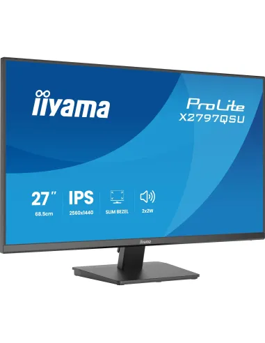 MONITOR IIYAMA PANTALLA PARA PC 68,6 CM (27") 2560 X 1440 PIXELES QUAD HD LED PANEL IPS HDMI DISPLAYPORT USB