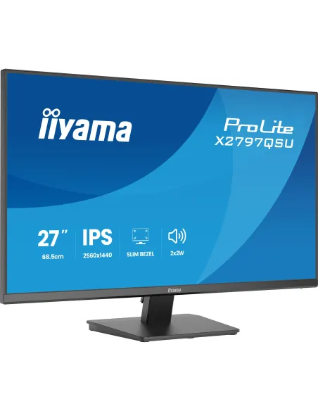 MONITOR IIYAMA PANTALLA PARA PC 68,6 CM (27") 2560 X 1440 PIXELES QUAD HD LED PANEL IPS HDMI DISPLAYPORT USB