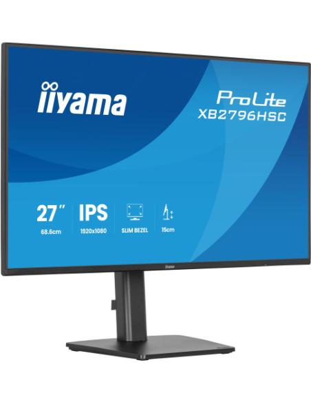 MONITOR IIYAMA PANTALLA PARA PC 68,6 CM (27") 1920 X 1080 PIXELES FULL HD LED PANEL IPS USB-C HDMI DISPLAYPORT BASE ERGONÓMICA