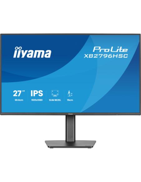 MONITOR IIYAMA PANTALLA PARA PC 68,6 CM (27") 1920 X 1080 PIXELES FULL HD LED PANEL IPS USB-C HDMI DISPLAYPORT BASE ERGONÓMICA