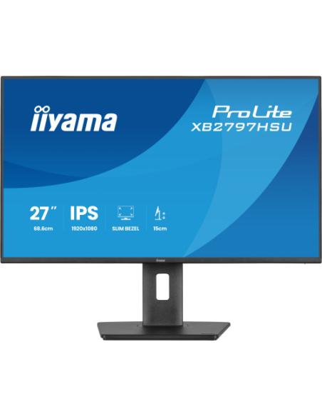 MONITOR IIYAMA PANTALLA PARA PC 68,6 CM (27") 1920 X 1080 PIXELES FULL HD LED PANEL IPS AJUSTABLE EN ALTURA HDMI DISPLAYPORT USB