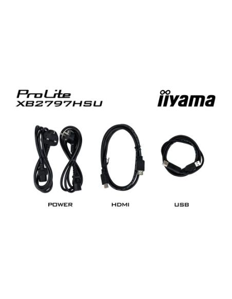 MONITOR IIYAMA PANTALLA PARA PC 68,6 CM (27") 1920 X 1080 PIXELES FULL HD LED PANEL IPS AJUSTABLE EN ALTURA HDMI DISPLAYPORT USB