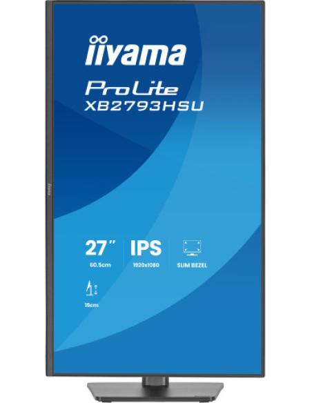 MONITOR IIYAMA PANTALLA PARA PC 68,6 CM (27") 1920 X 1080 PIXELES FULL HD LED PANEL IPS ERGONÓMICO HDMI DISPLAYPORT USB
