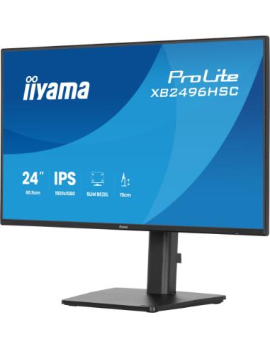MONITOR IIYAMA PANTALLA PARA PC 60,5 CM (23,8") 1920 X 1080 PIXELES FULL HD LED PANEL IPS USB-C HDMI DISPLAYPORT ALTURA AJUSTABL
