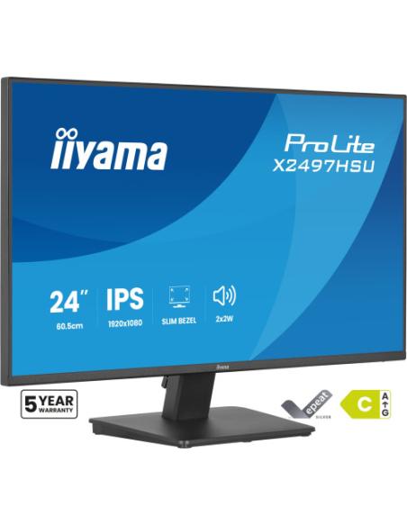 MONITOR IIYAMA PANTALLA PARA PC 60,5 CM (23,8") 1920 X 1080 PIXELES FULL HD LED PANEL IPS MARCO ULTRAFINO HDMI DISPLAYPORT USB