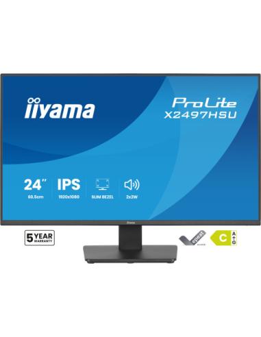 MONITOR IIYAMA PANTALLA PARA PC 60,5 CM (23,8") 1920 X 1080 PIXELES FULL HD LED PANEL IPS MARCO ULTRAFINO HDMI DISPLAYPORT USB