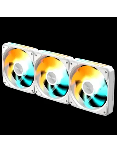 VENTILADOR GIGABYTE PARA CAJA EZ CHAIN FAN 120 ICE,3X120MM,BLANCO - PACK 3- (GP-GBT EZFAN1203 ICE)