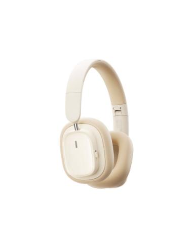 BASEUS BOWIE H1I NOISE-CANCELLATION WIRELESS HEADPHONES STELLAR WHITE