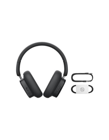 BASEUS BOWIE H1I NOISE-CANCELLATION WIRELESS HEADPHONES CLUSTER BLACK